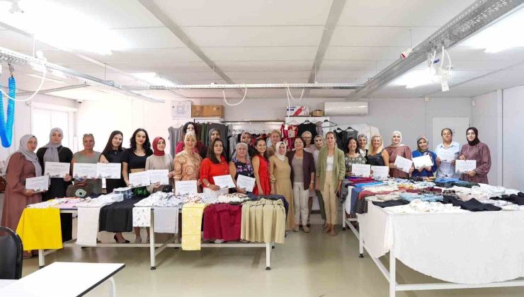 Didim Belediyesi Moda Tasarım ve Temel Dikiş Eğitimi yıl sonu etkinliği gerçekleştirildi
