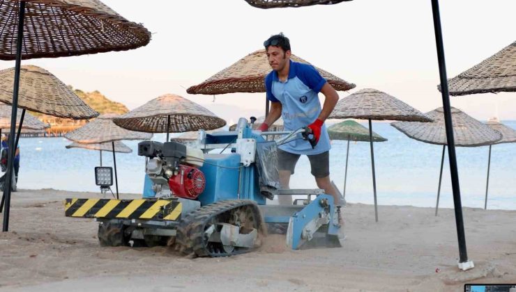 Didim’de plajlar düzenleniyor
