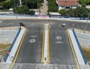 Tabakhane Deresi Köprüsünde çalışmalar tamamlandı