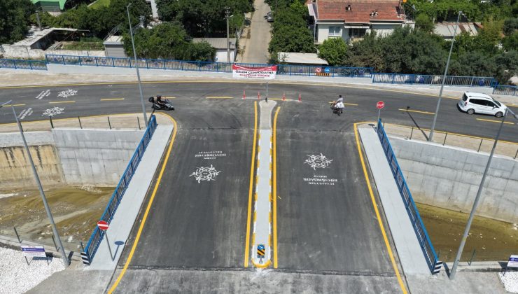 Tabakhane Deresi Köprüsünde çalışmalar tamamlandı
