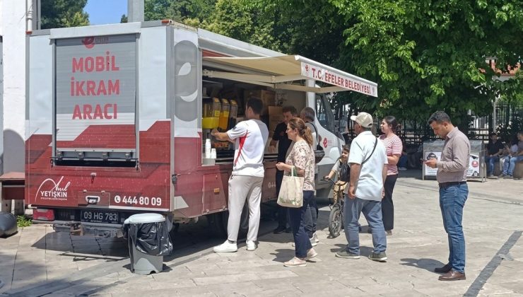 Efeler Belediyesi’nden öğrencilere serinleten destek