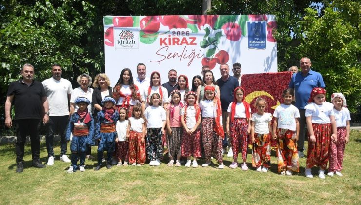 Kuşadası’nda Kiraz Şenliği coşkuyla başladı