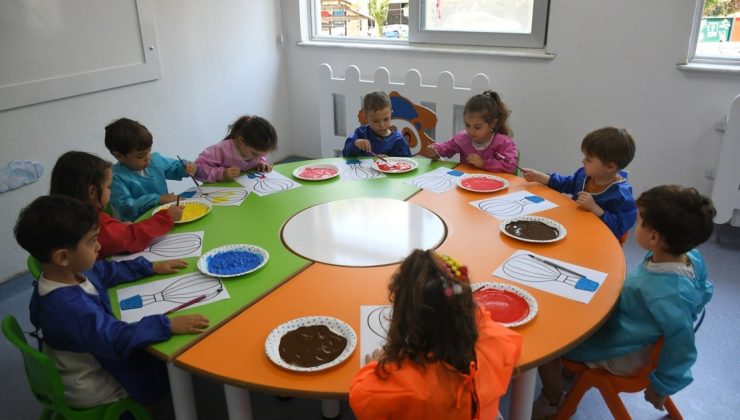 Kuşadası’ndaki Çocuk Gelişim Merkezi yazın da hizmet vermeye devam ediyor