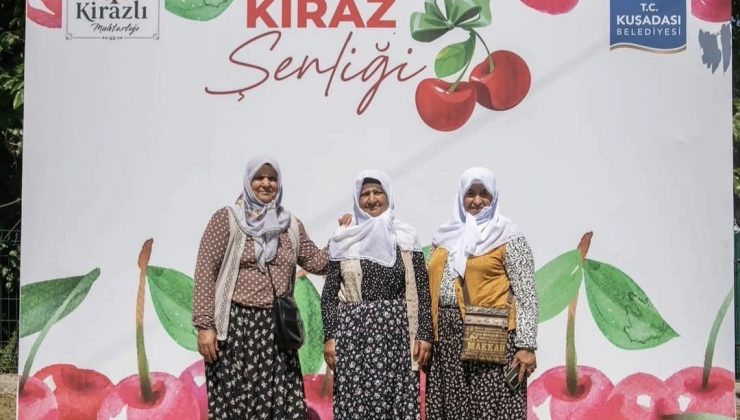 Kuşadası’ndaki Kiraz Şenliği binlerce ziyaretçiyi ağırladı