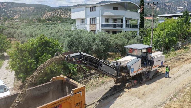Kuyucak’ta mahalleleri birbirine bağlayan yol yenileniyor