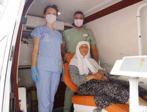 Mobil Diş Kliniği Aracı kırsal mahallelerde hizmete başladı