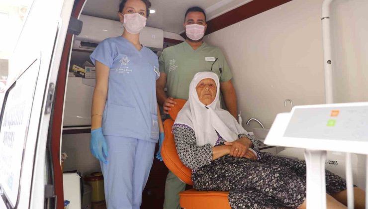 Mobil Diş Kliniği Aracı kırsal mahallelerde hizmete başladı