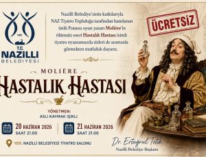Nazilli Belediyesi’nden ücretsiz tiyatro etkinliği