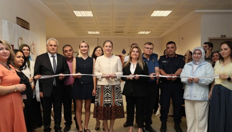 Nazilli’de TRSM danışanlarının hazırladığı eserler görücüye çıktı
