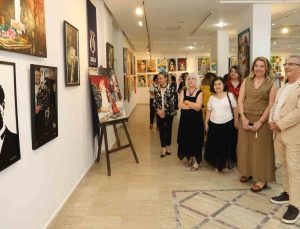 Nazilli’de yağlı boya resim sergisi açıldı