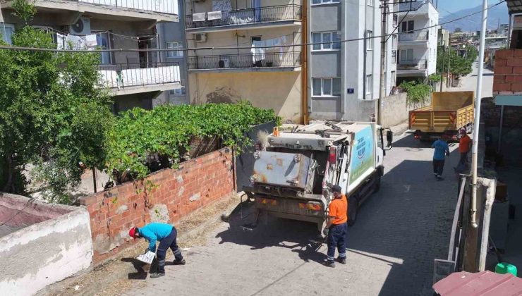 Ovaeymir Mahallesi’nde temizlik çalışması yapıldı