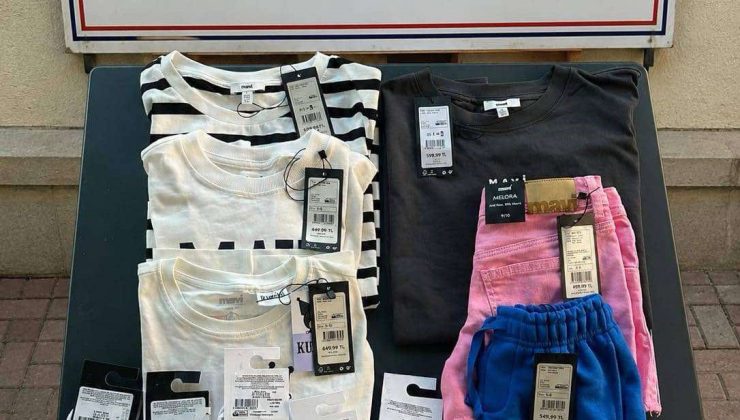 AVM’deki mağazadan kıyafet çalan kadın jandarmaya takıldı