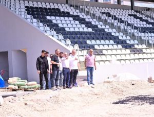 Aydın’da 6 bin kişilik Adnan Menderes Stadyumu’nun yapımı sürüyor