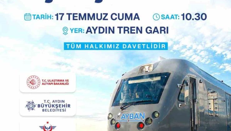 Aydın’da AYBAN banliyö hattı hizmete açılıyor