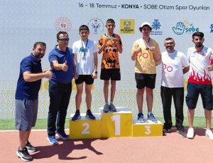 Aydınlı özel sporcular Konya’dan beş madalya ile döndü
