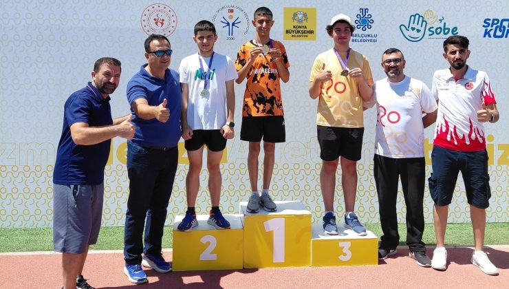 Aydınlı özel sporcular Konya’dan beş madalya ile döndü