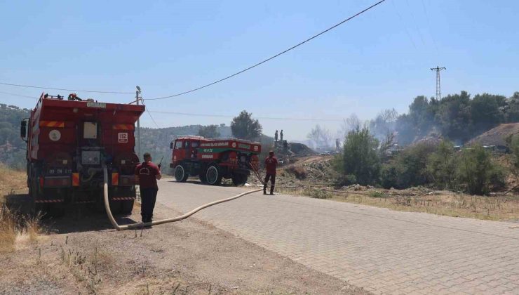 Başkan Arıcı, yangın bölgesinde incelemelerde bulundu