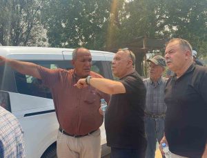 Bozdoğan Belediye Başkanı Özel, yangın bölgesinde çalışmaları yerinde takip ediyor