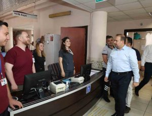 Bozdoğan’daki hastanede hizmetler değerlendirildi