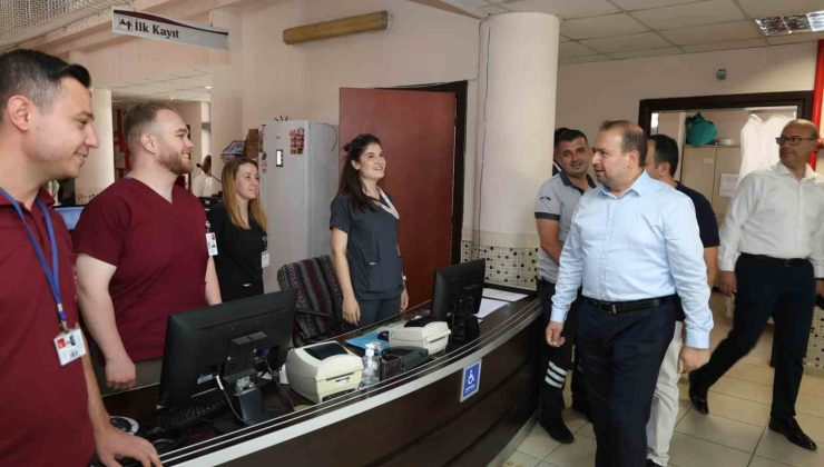 Bozdoğan’daki hastanede hizmetler değerlendirildi