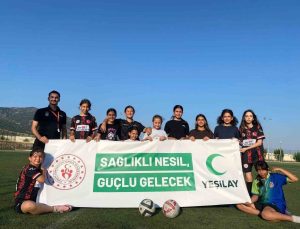 Buharkent’te uyuşturucuyla mücadeleye futbol desteği