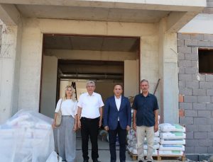 Çine’deki 71 yıllık okulun yerinde yeni eğitim yuvası yükseliyor