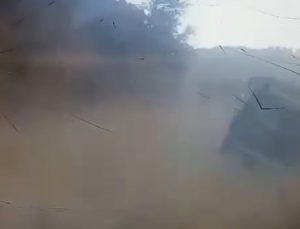 Çine’deki yangın bölgesinde korkutan kaza: Cip uçuruma böyle yuvarlandı