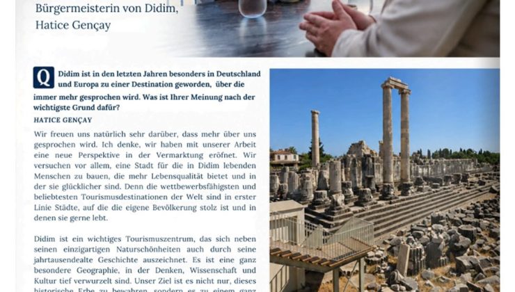 Didim, Almanya’daki bir dergide tanıtıldı