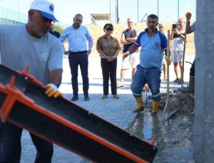 Didim Belediyesi’nin yeni beton mikseri görev başında