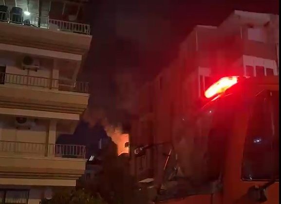 Didim’de ikamet yangını; yangın çıkan dairede maddi hasar oluştu