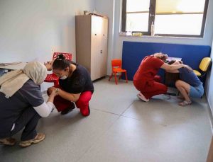 EFAK’tan Otizm Yaşam Merkezi’nde hayat kurtaran tatbikat