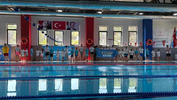 Germencik’te ’Yüzme Bilmeyen Kalmasın’ projesinde sertifika heyecanı