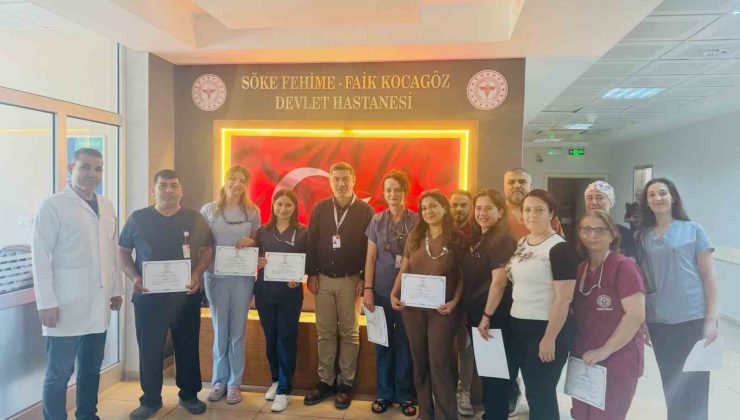 Hayata umut olan sağlık çalışanları onurlandırıldı