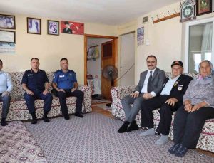 Kaymakam Battal, şehit ailesi ve gaziyi yalnız bırakmadı