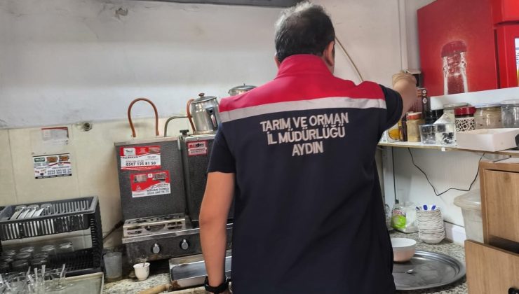 Köşk’te çay ocakları ve marketlere gıda denetimi
