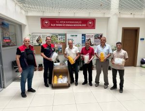 Köşk’te üreticilere yüzde 50 hibeli Akdeniz Meyve Sineği tuzağı desteği