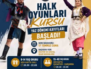 Nazilli Belediyesi halk oyunları yaz dönemi kursları başlıyor