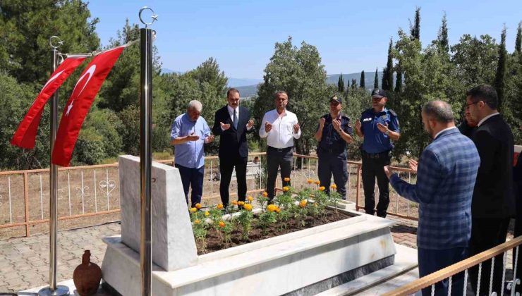 Şehit Jandarma Uzman Çavuş Ceylan kabri başında anıldı