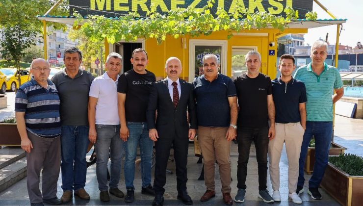 Vali Varol, güne taksi durağında başladı