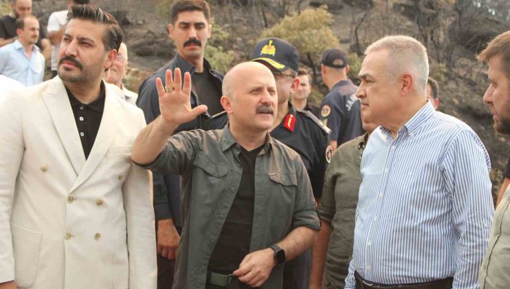 Vali Varol: “Yangını tamamen kontrol altına almak için 805 personel sahada görev yapıyor”
