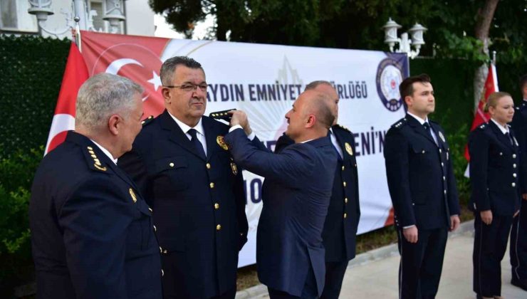 Aydın Emniyeti’nde terfi töreni düzenlendi