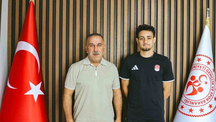 Aydın Gençlik ve Spor İl Müdürü Yığmatepe, dünya 7’ncisi milli sporcuyu ağırladı