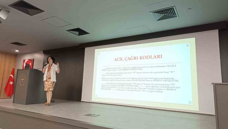 Aydın Şehir Hastanesi’nde iki günlük kalite eğitimi tamamlandı