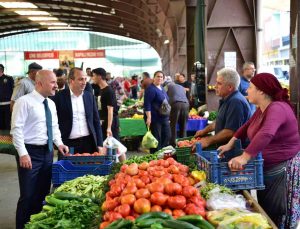 Aydın Valisi Osman Varol, Çine’de esnaf ve vatandaşlarla buluştu