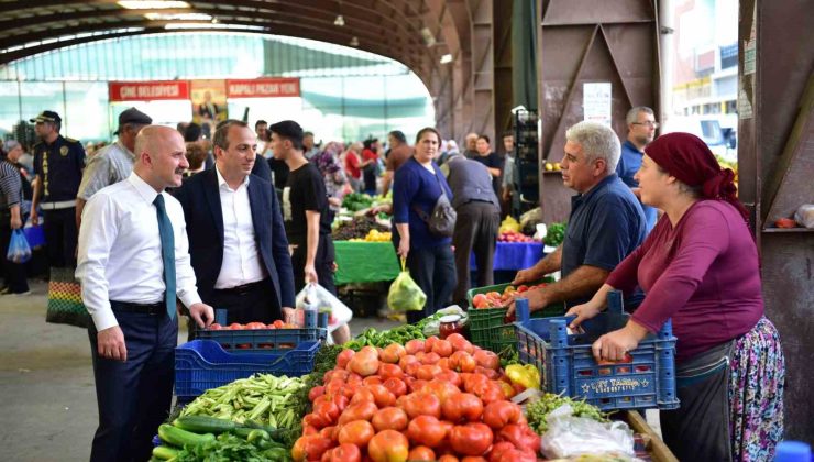 Aydın Valisi Osman Varol, Çine’de esnaf ve vatandaşlarla buluştu