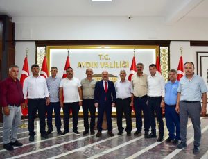 Aydın Valisi Varol, Nazilli mahalle muhtarlarını kabul etti