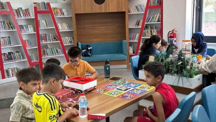 Aydın’da çocuklar zeka oyunlarıyla hem düşündü hem eğlendi