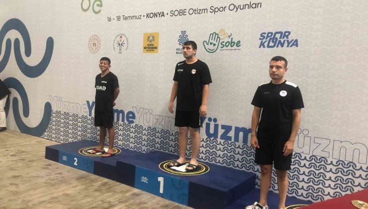 Aydınlı özel sporcular Konya’dan madalyalarla döndü