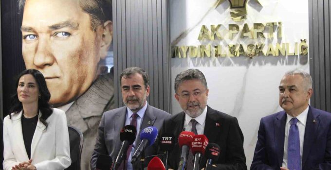 Bakan Yumaklı: “Son 24 yılda Aydın’a yaklaşık 190 milyar liralık yatırım yapıldı”