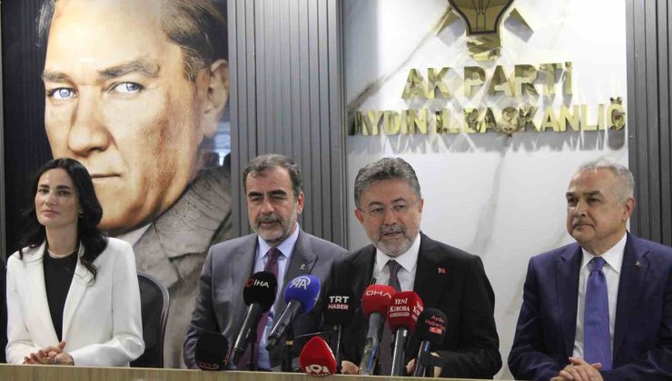 Bakan Yumaklı: “Son 24 yılda Aydın’a yaklaşık 190 milyar liralık yatırım yapıldı”